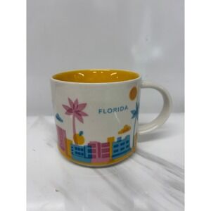Starbucks FLORIDA You Are Here (YAH) Collectors Ceramic Mug Cup 14 oz